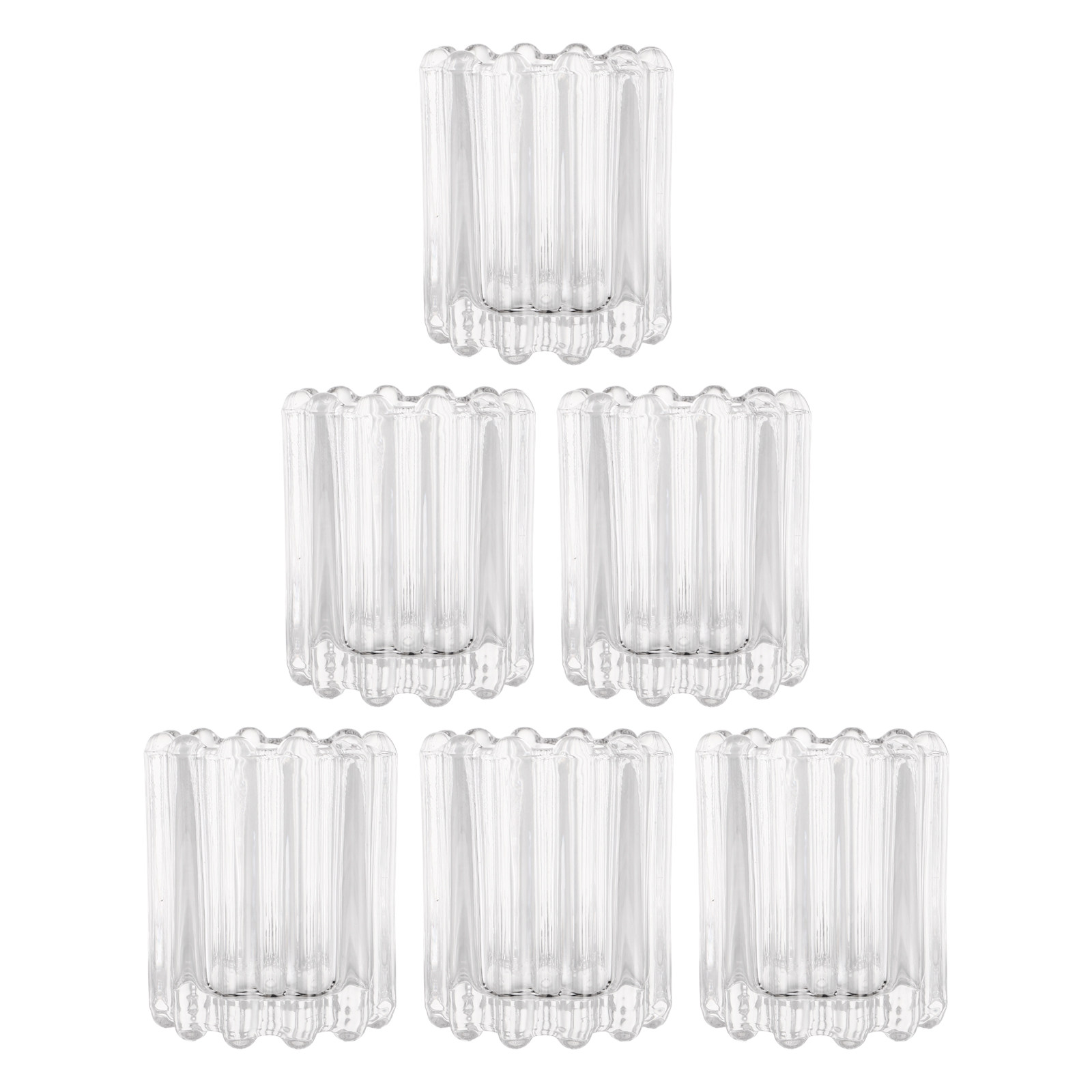 6Pcs European Style Glass Hold - Coffee Tea Holders 评论和价格