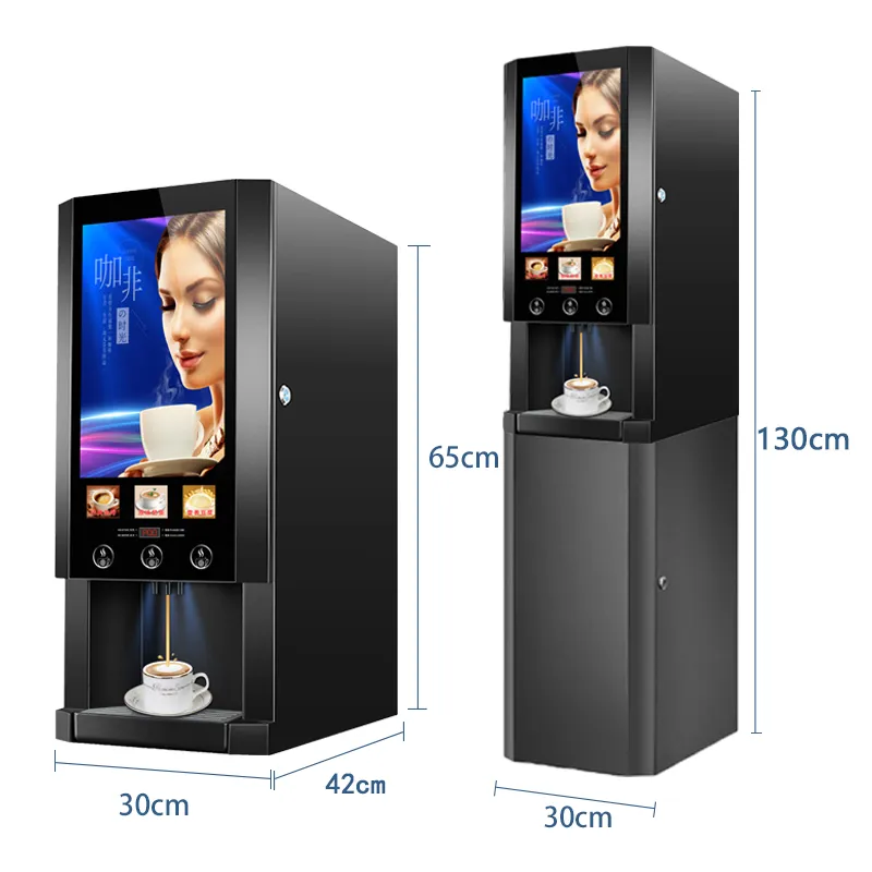 Automatic 3 Hot Flavors Coffee - Coffee Tea Vending Machine 评论和价格