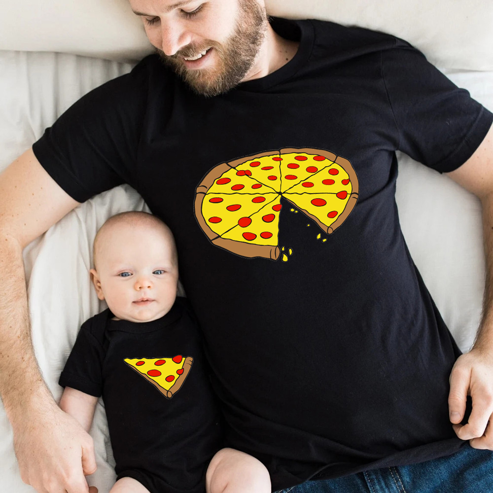 Funny Pizza Print Father Mothe - Coffee Tea Or Me 评论和价格