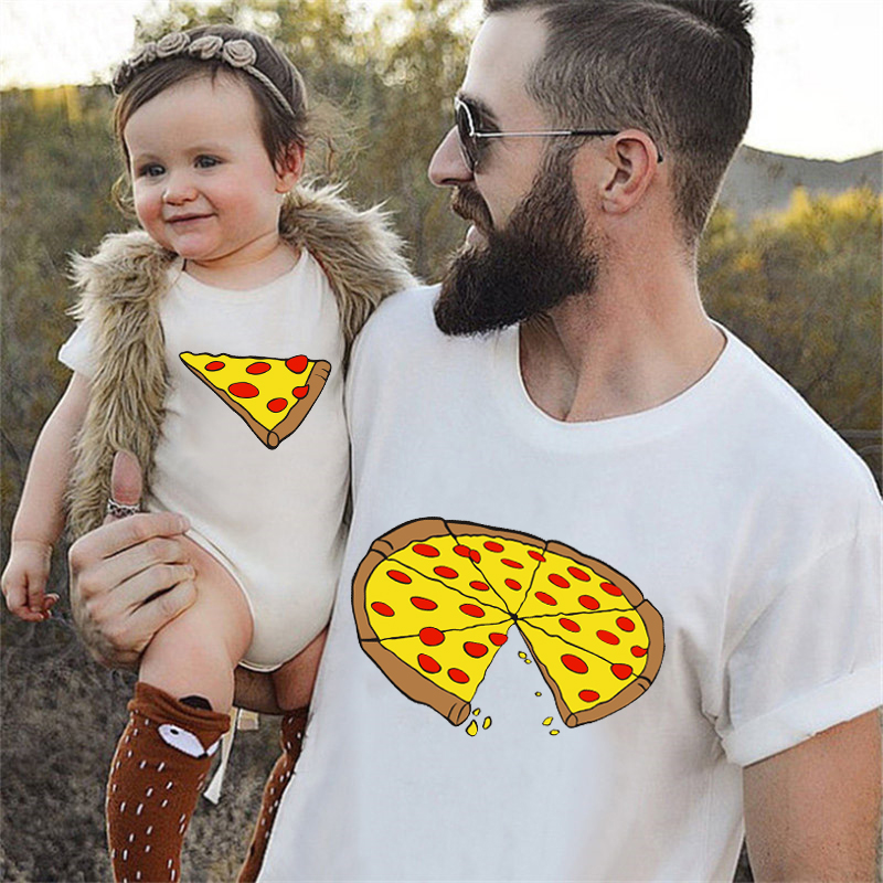 Funny Pizza Print Father Mothe - Coffee Tea Or Me 评论和价格