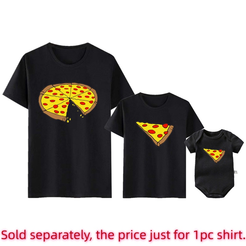 Funny Pizza Print Father Mothe - Coffee Tea Or Me 评论和价格