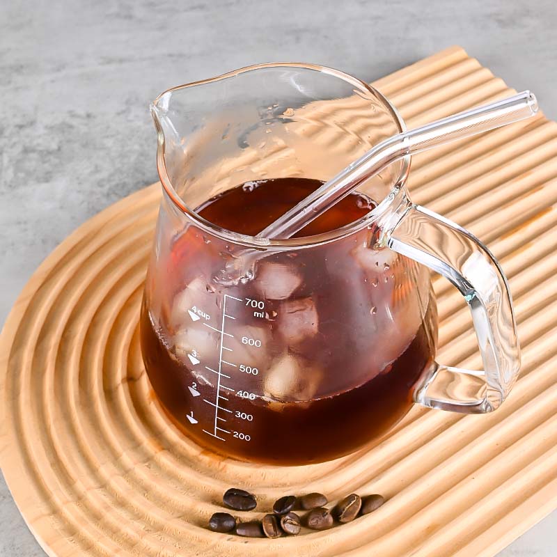 New High Borosilicate 700ml  G - Coffee Tea Set 评论和价格