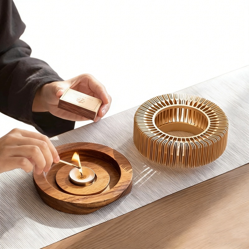 Gold Hollow Aluminum Alloy Tea - Coffee Tea Stand 评论和价格