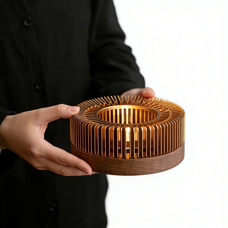 Gold Hollow Aluminum Alloy Tea - Coffee Tea Stand 评论和价格