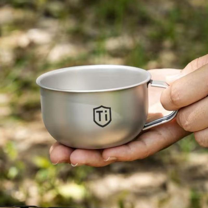 MINI Camping Water Cup Titaniu - Coffee Tea Equipment 评论和价格