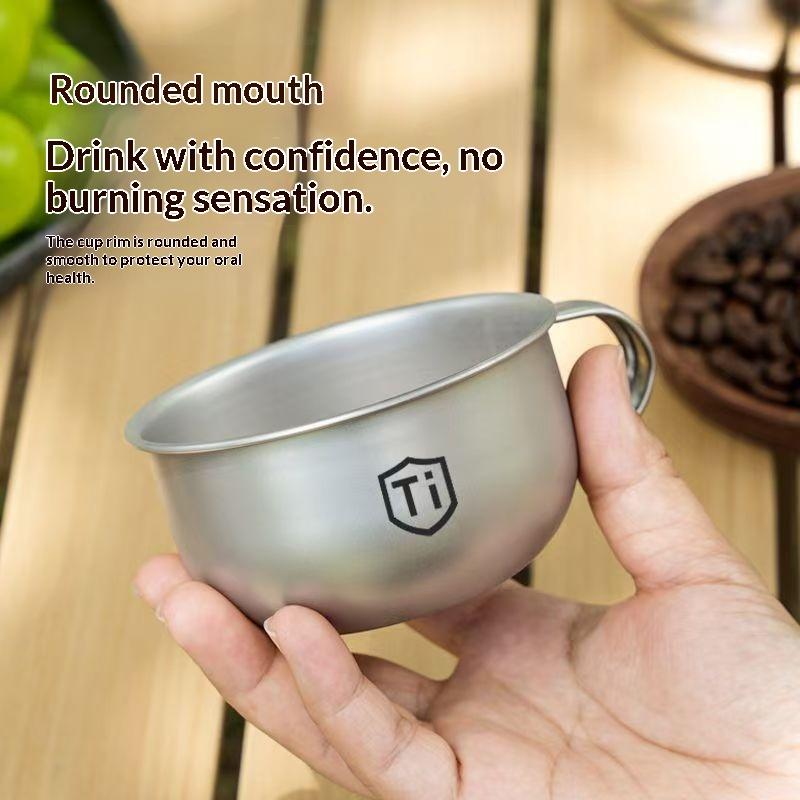 MINI Camping Water Cup Titaniu - Coffee Tea Equipment 评论和价格