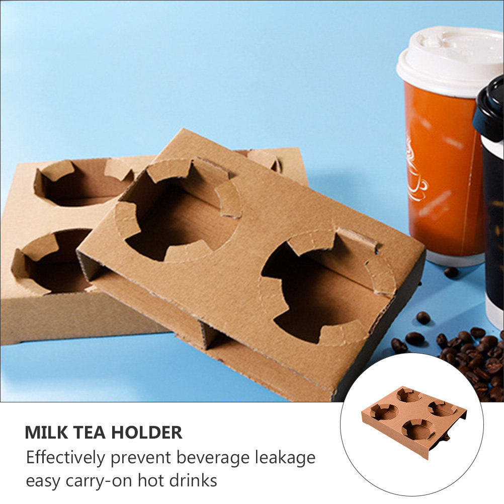 10Pcs Eco-Friendly Biodegradab - Coffee Tea Holders 评论和价格