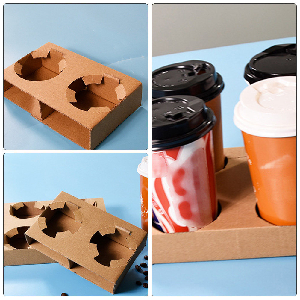 10Pcs Eco-Friendly Biodegradab - Coffee Tea Holders 评论和价格