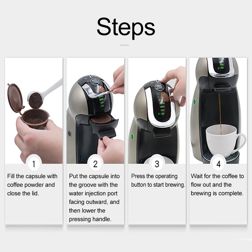 Reusable Coffee Capsule Filter - Coffee Tea Nescafe 评论和价格