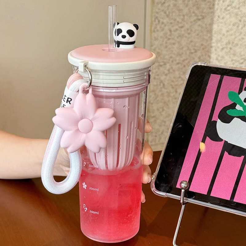 650ml Kawaii Water Bottle With - Coffee Tea Equipment 评论和价格