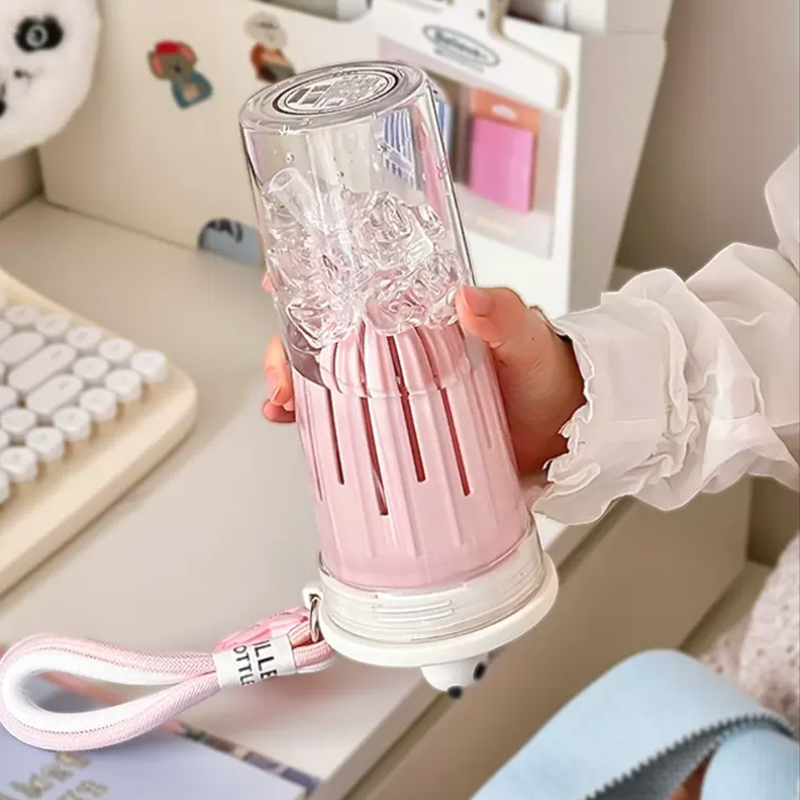 650ml Kawaii Water Bottle With - Coffee Tea Equipment 评论和价格