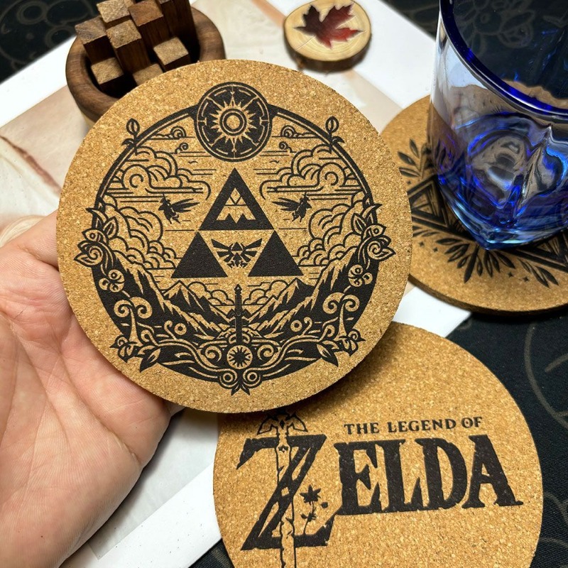 Zelda Coaster Cartoon Anime Ro - Good Coffee Tea 评论和价格