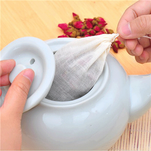 1pc/10Pcs Cotton Tea Bags Musl - Coffee Tea For Garden 评论和价格