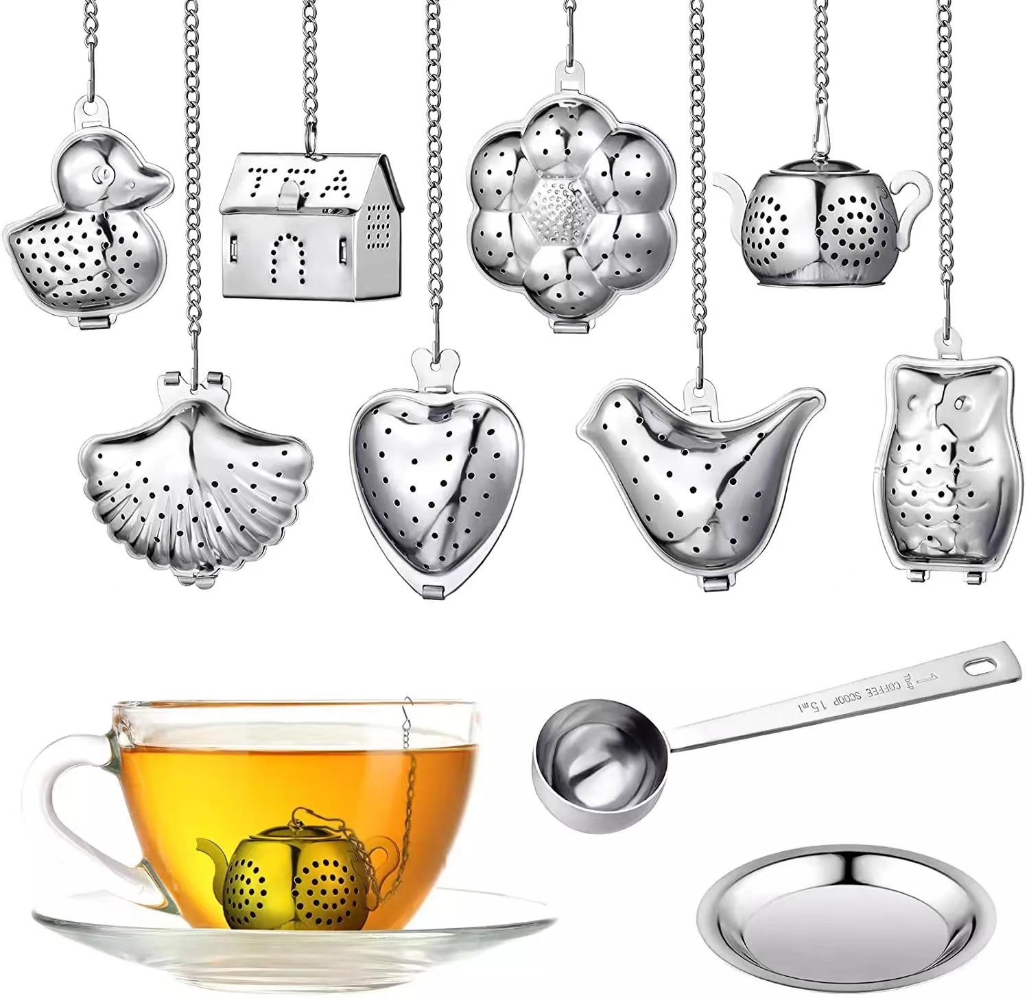 Tea Strainer Stainless Steel T - Coffee Tea Infuser 评论和价格
