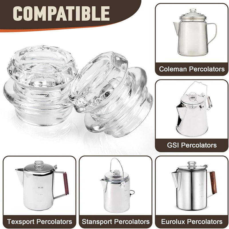 Coffee Percolator Glass Top Re - Coffee & Tea Ken'S House 评论和价格