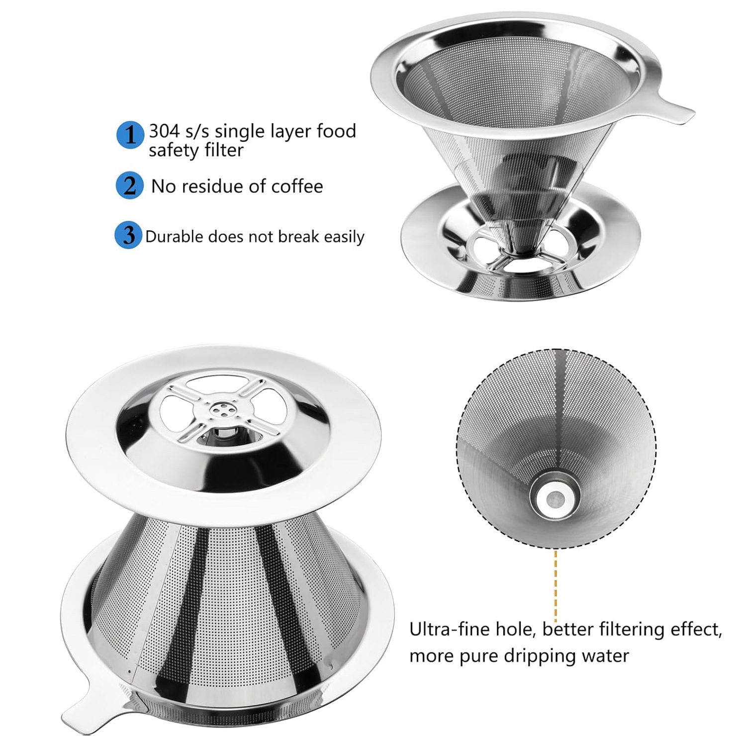 Reusable Coffee Filter Holder  - Dispenser Coffee And Tea 评论和价格