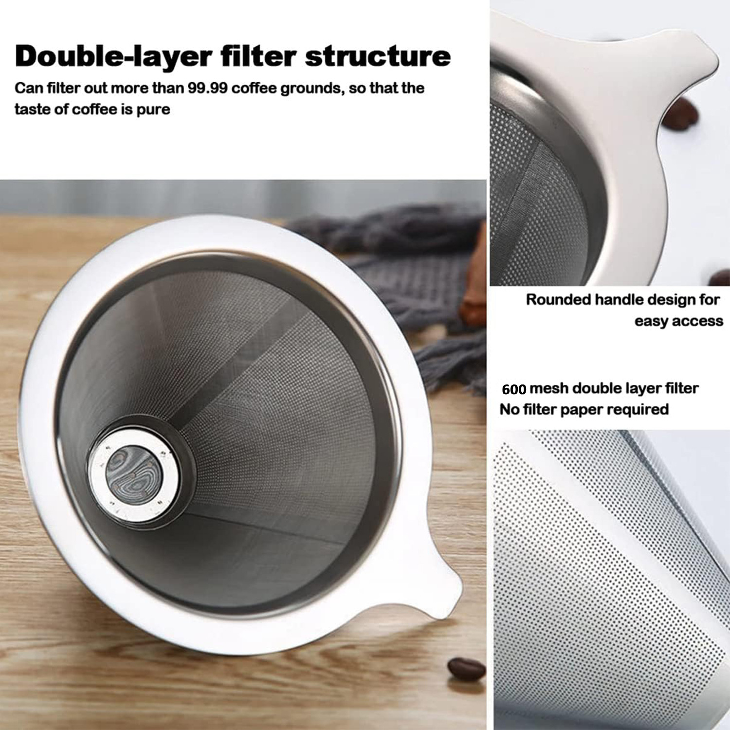 Reusable Coffee Filter Holder  - Dispenser Coffee And Tea 评论和价格