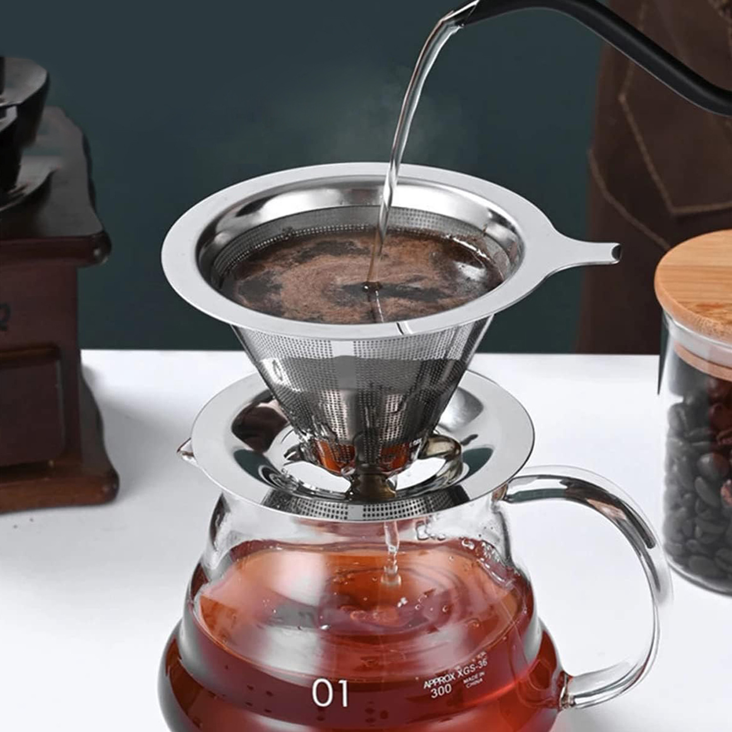 Reusable Coffee Filter Holder  - Dispenser Coffee And Tea 评论和价格