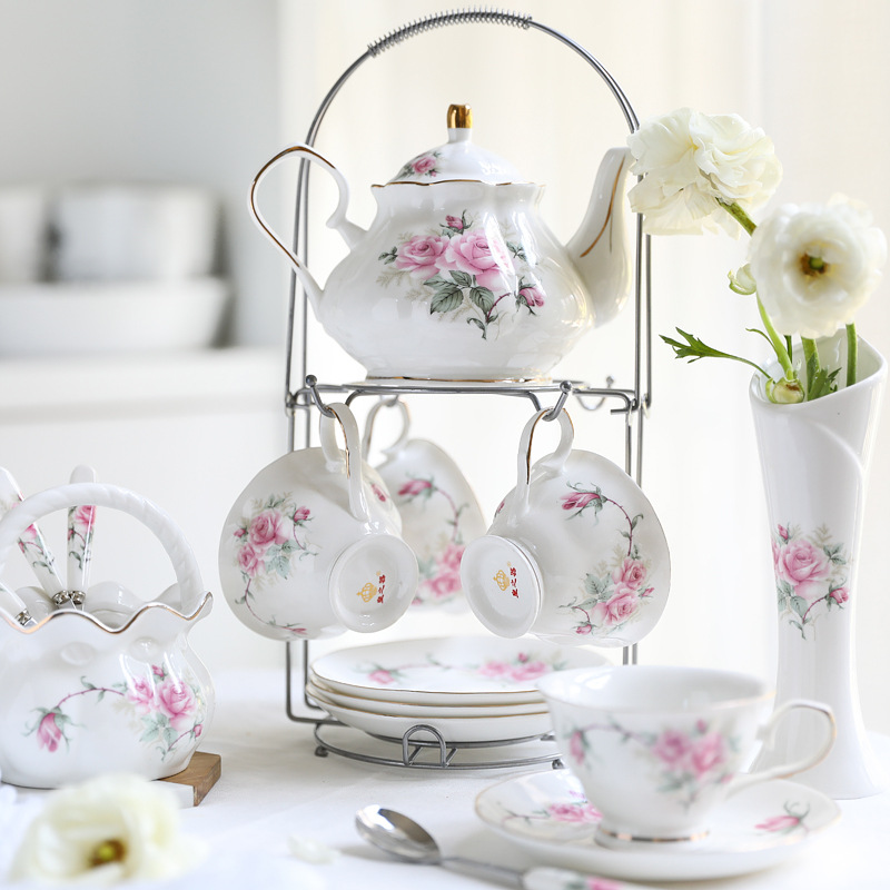 Ceramic coffee set European cu - Coffee Tea Set 评论和价格