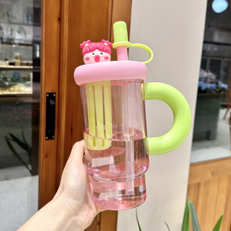 Portable Straw Water Bottle Cu - Coffee Tea Equipment 评论和价格
