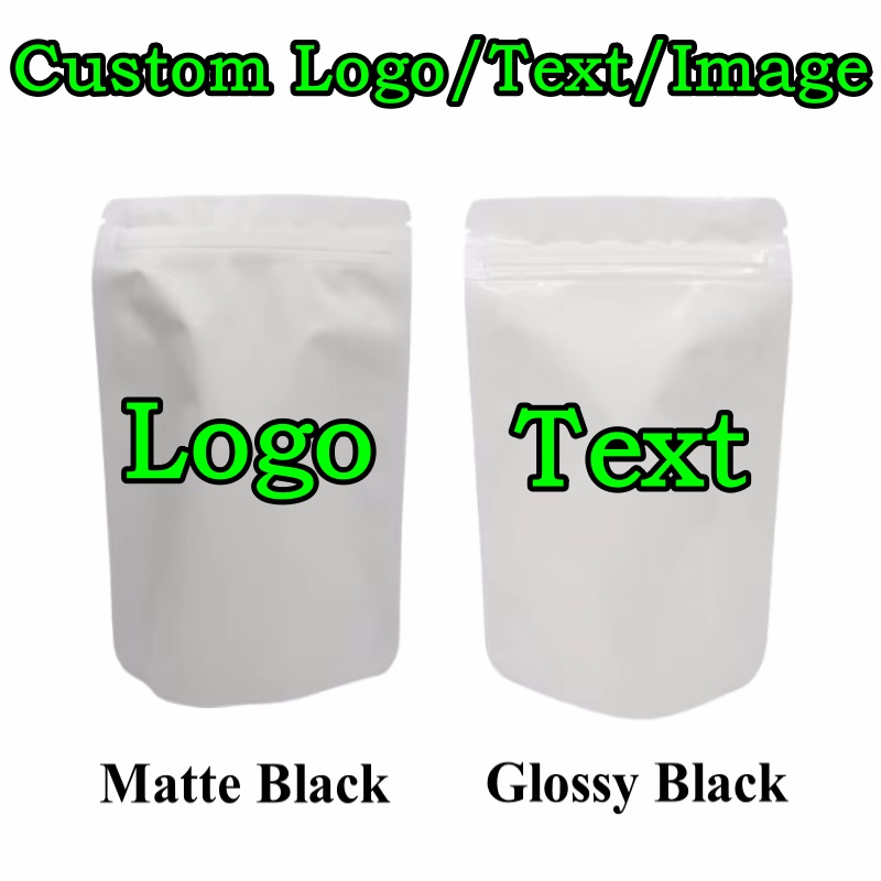 100PCS Stand-up Matte/Glossy W - Coffee Tea Logo 评论和价格