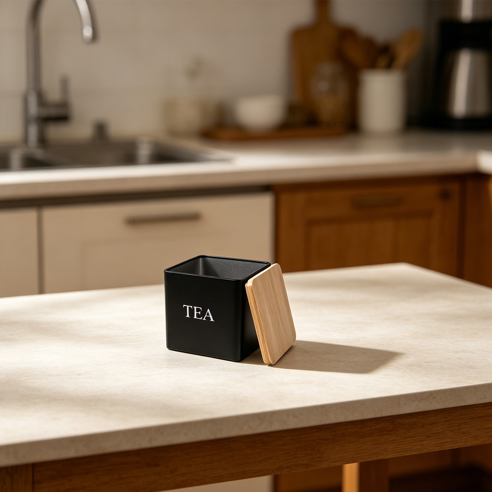 3Pcs Metal Tea Coffee Sugar Ca - Coffee Tea Set 评论和价格